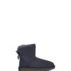 Damen UGG Klassische Stiefel | Mini Bailey Bow Ii Eve Blue