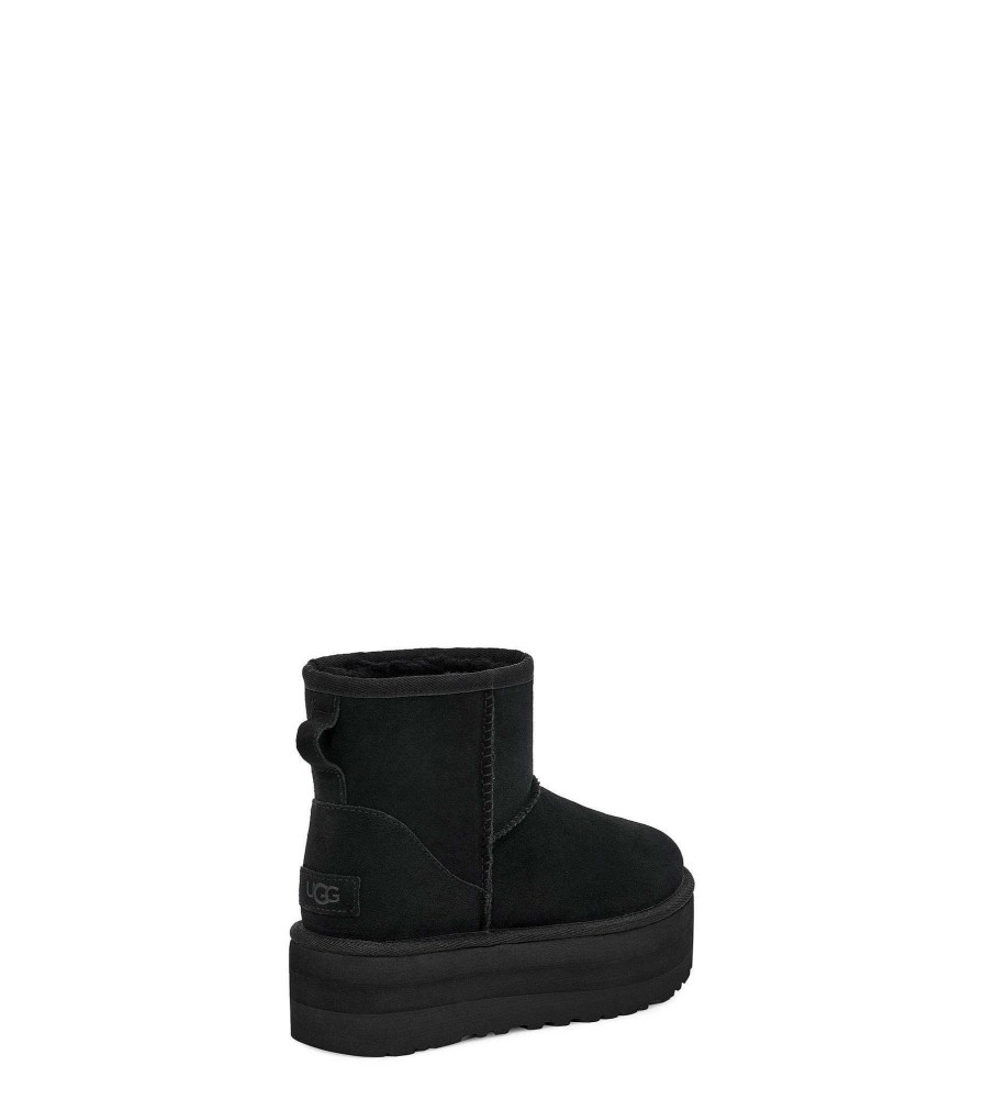 Damen UGG Klassische Stiefel | Klassische Mini-Plattform Schwarz