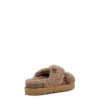 Damen UGG Hausschuhe | Fuzz Sugar Cross Slide,Ugg Hickory