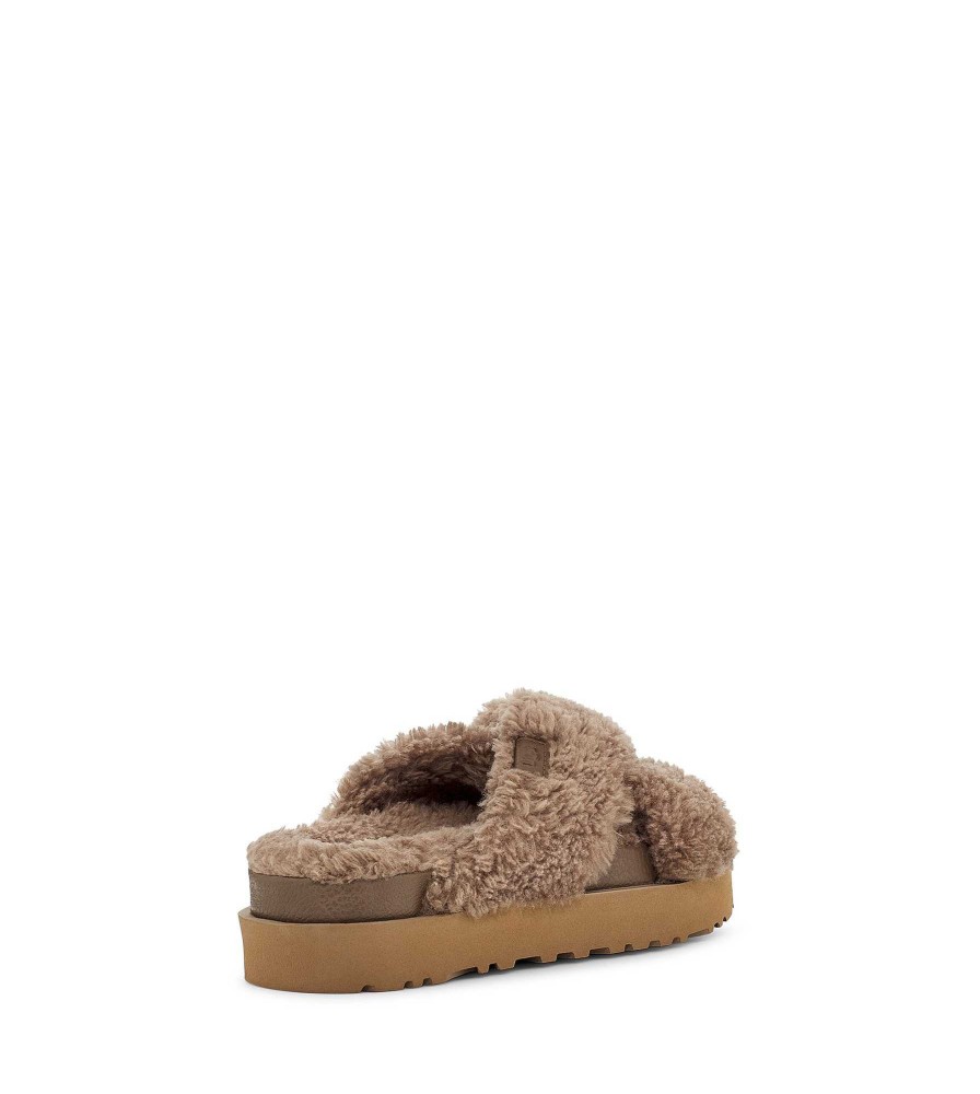 Damen UGG Hausschuhe | Fuzz Sugar Cross Slide,Ugg Hickory