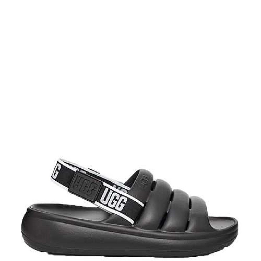 Herren UGG Sandalen und Pantoletten | Sport Ja Schwarz