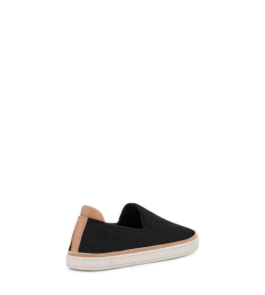 Damen UGG Sneakers | Sammy Schwarzer Rippstrick