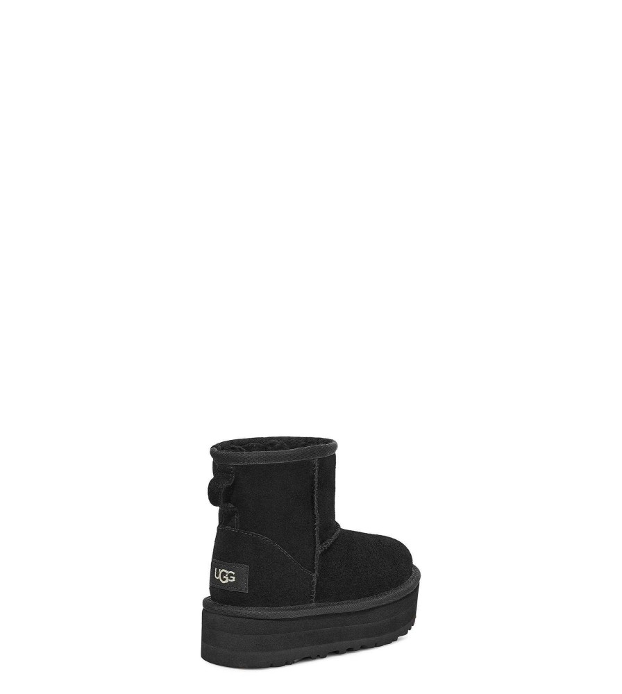 Kinder UGG Stiefel | Klassische Mini-Plattform Schwarz