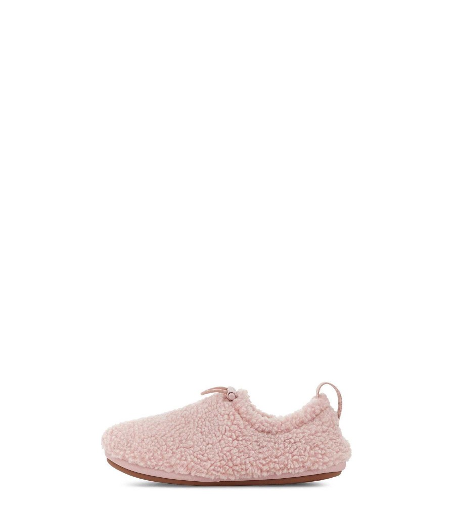 Damen UGG Hausschuhe | Plüschiger Slipper Rosengrau