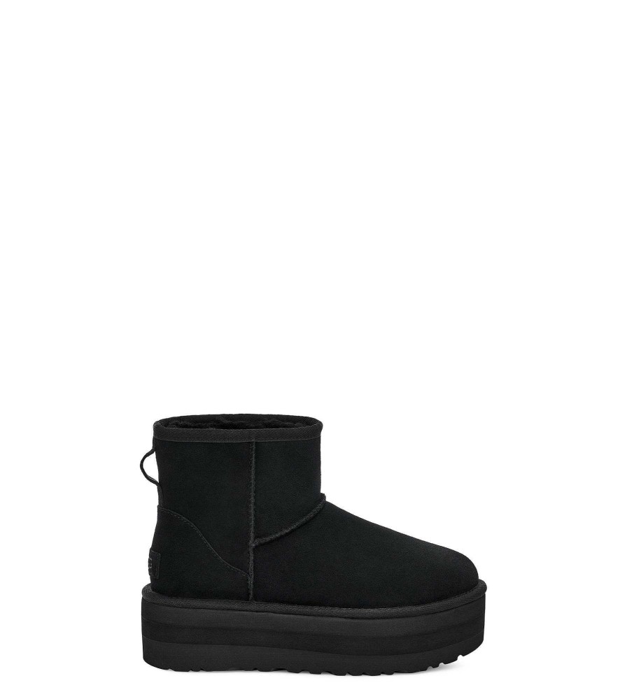 Damen UGG Klassische Stiefel | Klassische Mini-Plattform Schwarz