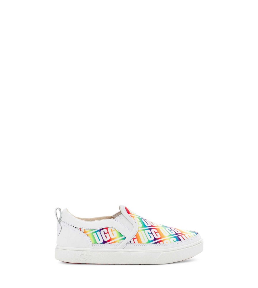 Kinder UGG Sneakers | Caplan Slip-On Ugg Regenbogen