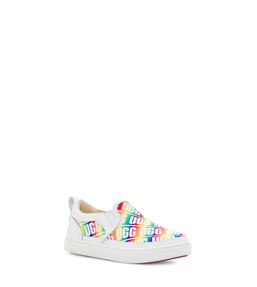 Kinder UGG Sneakers | Caplan Slip-On Ugg Regenbogen