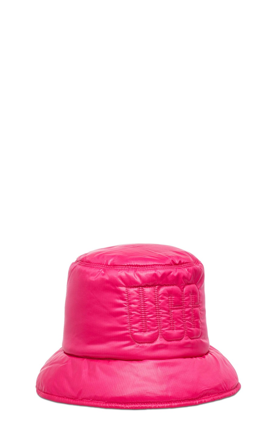 Damen UGG Accessoires | Gesteppter Fischerhut mit Logo, Ugg Neon Pink